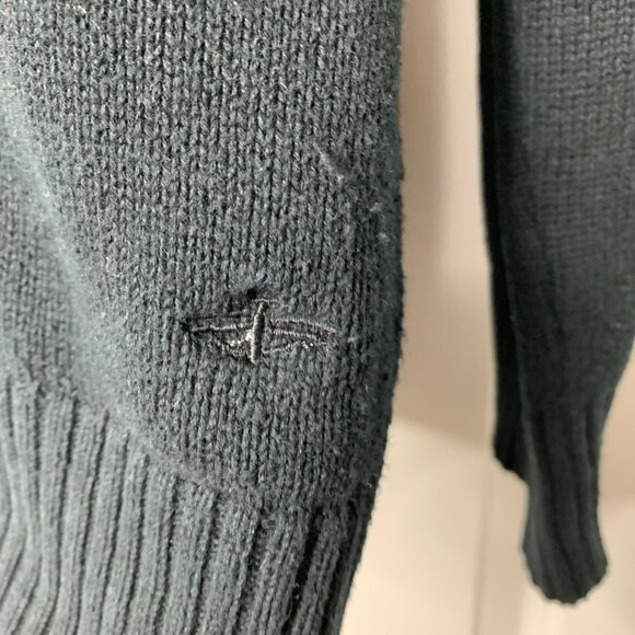 Dockers Men’s 1/4 Zip Cotton Sweater – Black – Medium - Picture 5 of 14